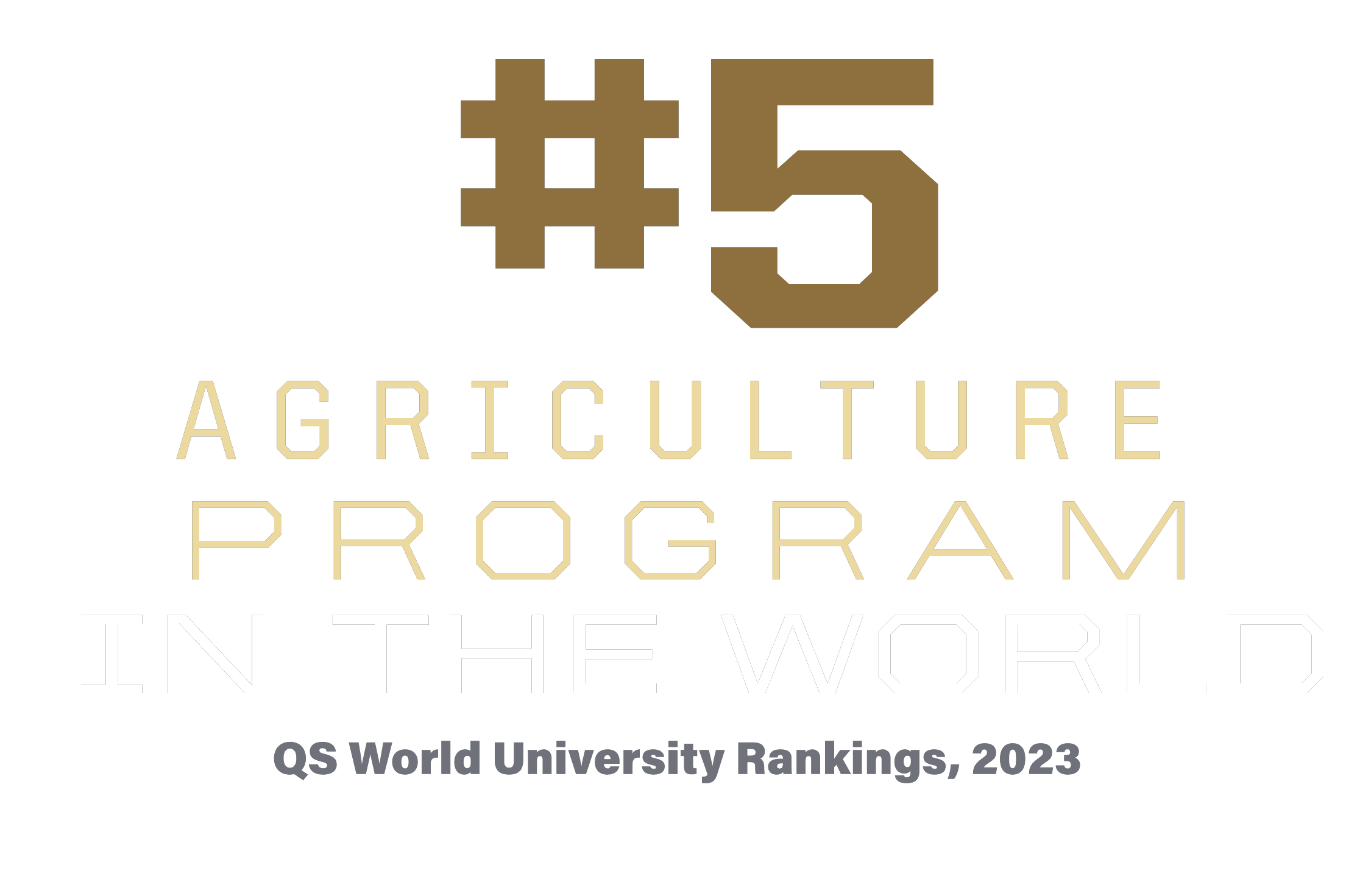 #5 agriculture program in the world